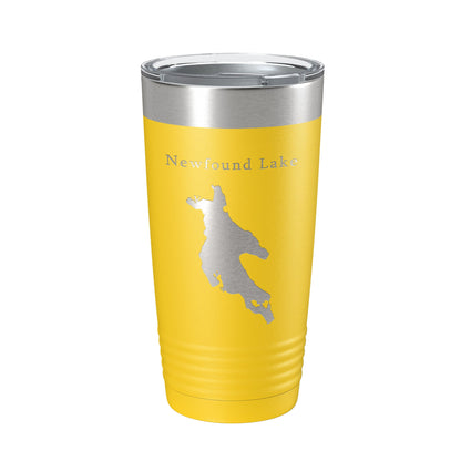 Newfound Lake Map Tumbler Travel Mug Insulated Laser Engraved Coffee Cup New Hampshire 20 oz-19