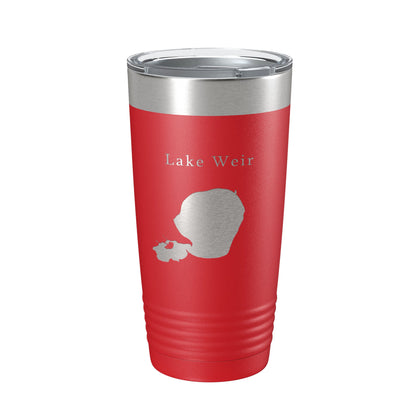 Lake Weir Map Tumbler Travel Mug Insulated Laser Engraved Coffee Cup Florida 20 oz-10