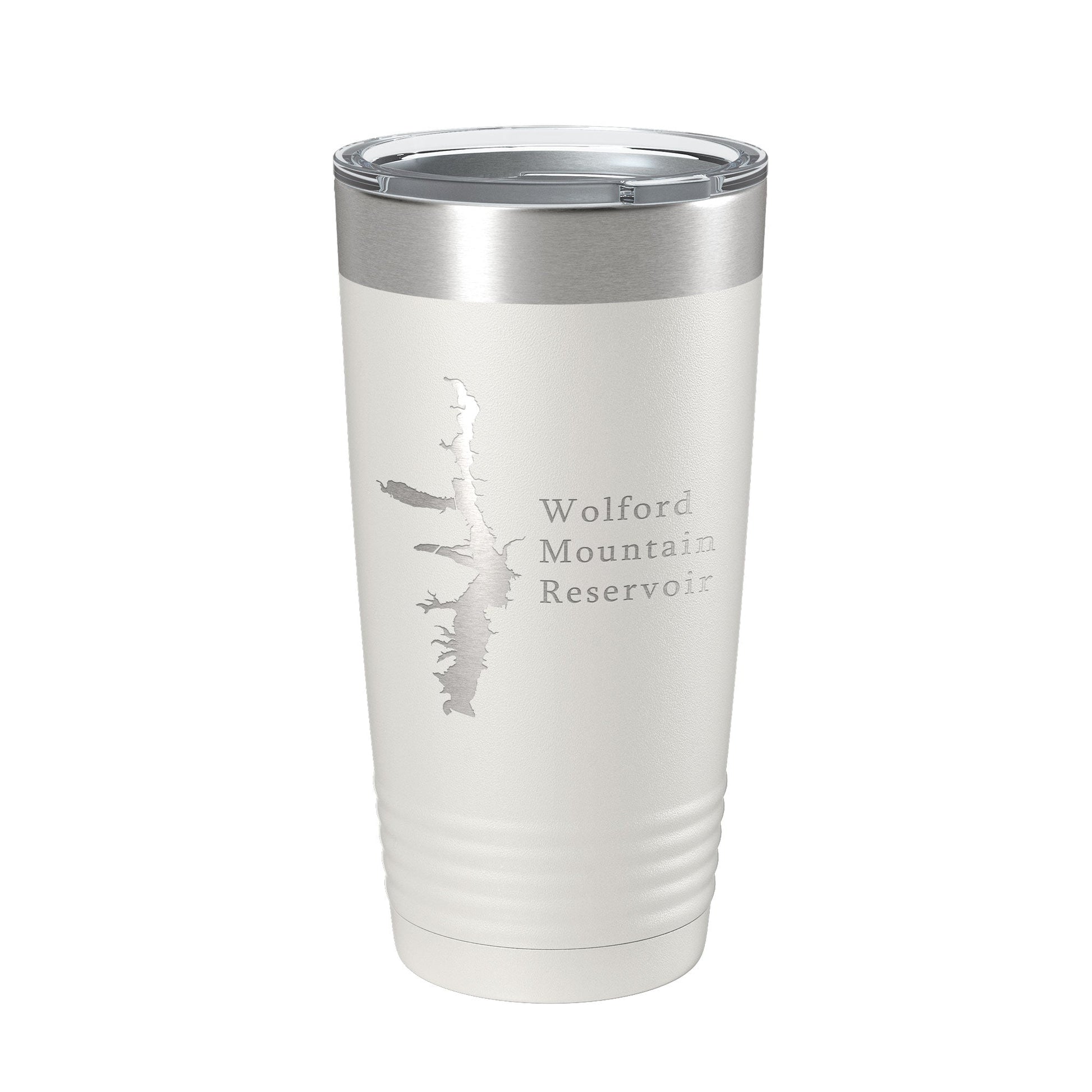 Wolford Mountain Reservoir Tumbler Lake Map Travel Mug Insulated Laser Engraved Coffee Cup Colorado 20 oz-1