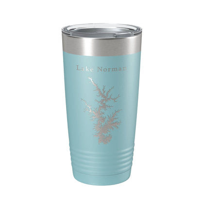 Lake Norman Map Tumbler Travel Mug Insulated Laser Engraved Coffee Cup North Carolina 20 oz-13