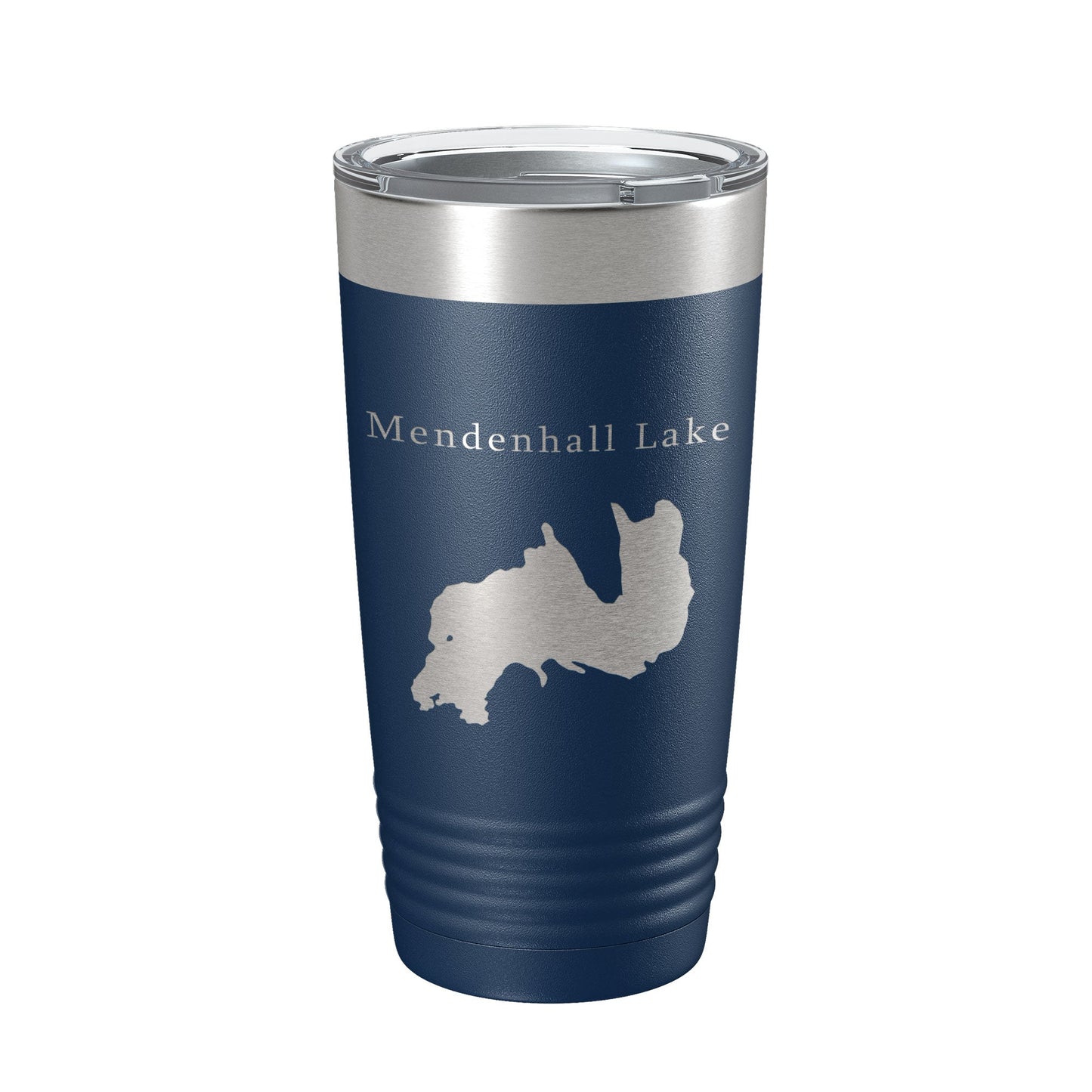 Mendenhall Lake Map Tumbler Travel Mug Insulated Laser Engraved Coffee Cup Alaska 20 oz-2