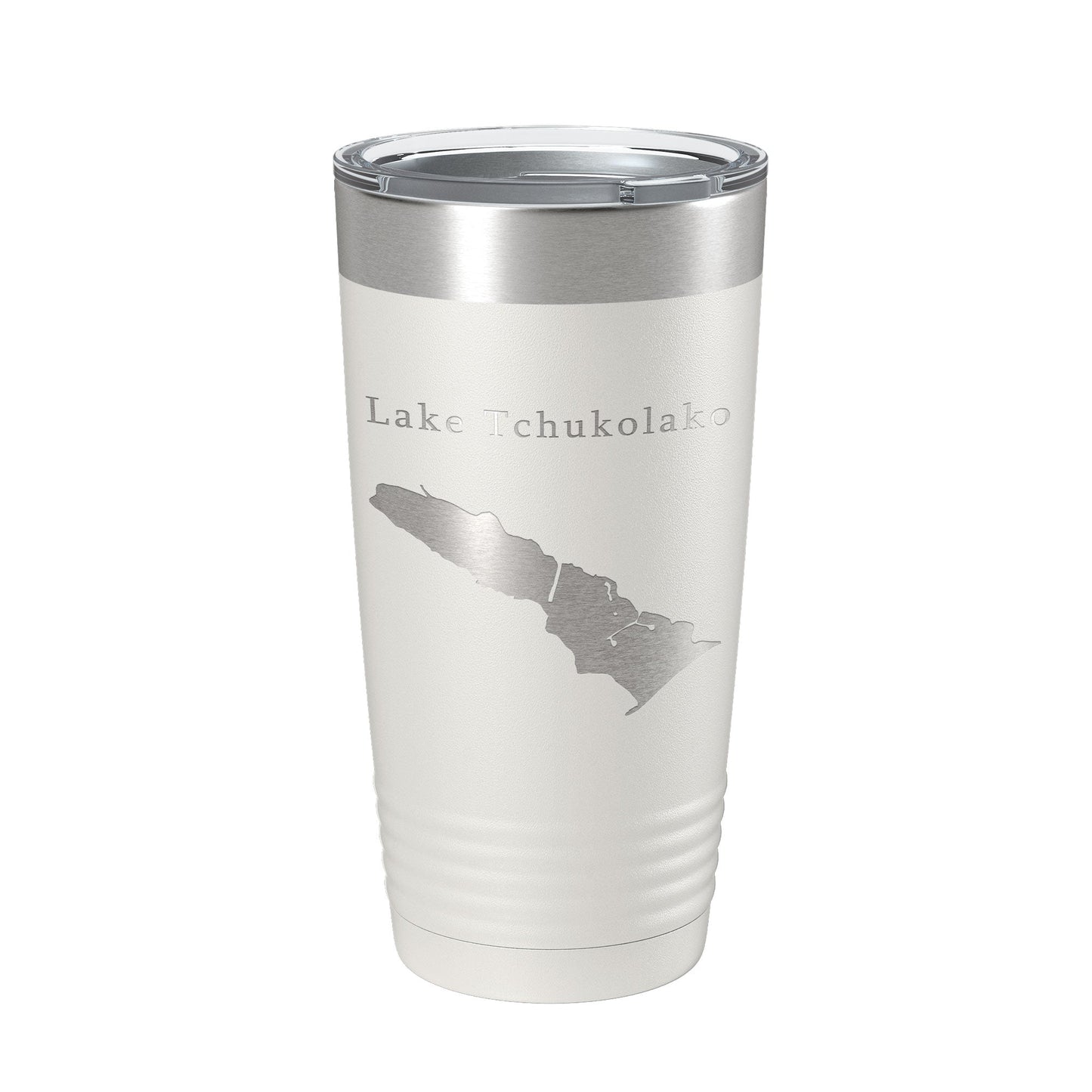 Lake Tchukolako Map Tumbler Travel Mug Insulated Laser Engraved Coffee Cup Georgia 20 oz-1