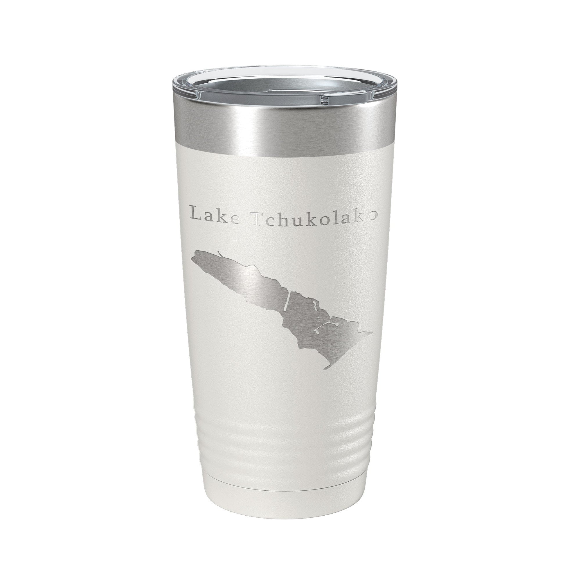 Lake Tchukolako Map Tumbler Travel Mug Insulated Laser Engraved Coffee Cup Georgia 20 oz-1
