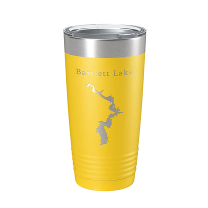 Bartlett Lake Map Tumbler Travel Mug Insulated Laser Engraved Coffee Cup Arizona 20 oz-4