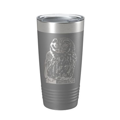 Owl Tumbler Travel Mug Insulated Laser Engraved Coffee Cup Owl Lover Gift Bird 20 oz-16