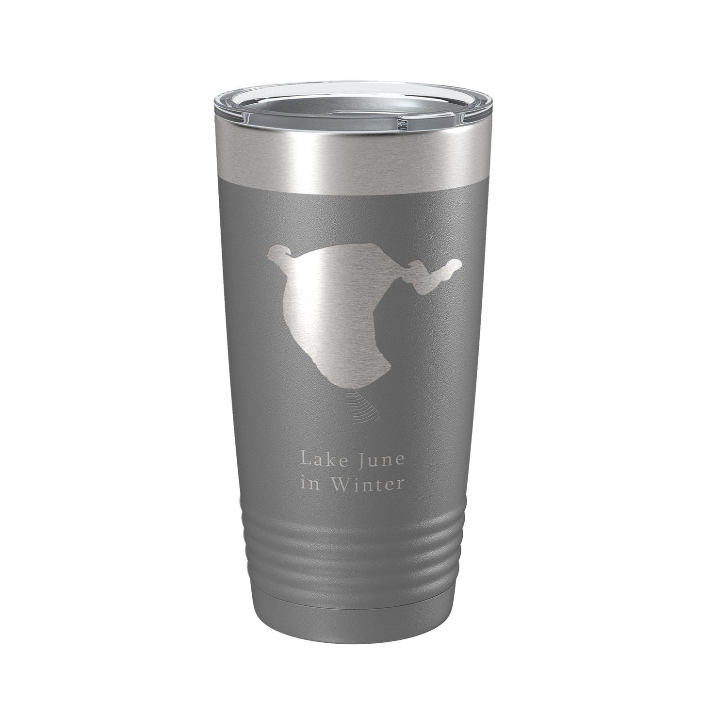 Lake June in Winter Map Tumbler Travel Mug Insulated Laser Engraved Coffee Cup Florida 20 oz-16