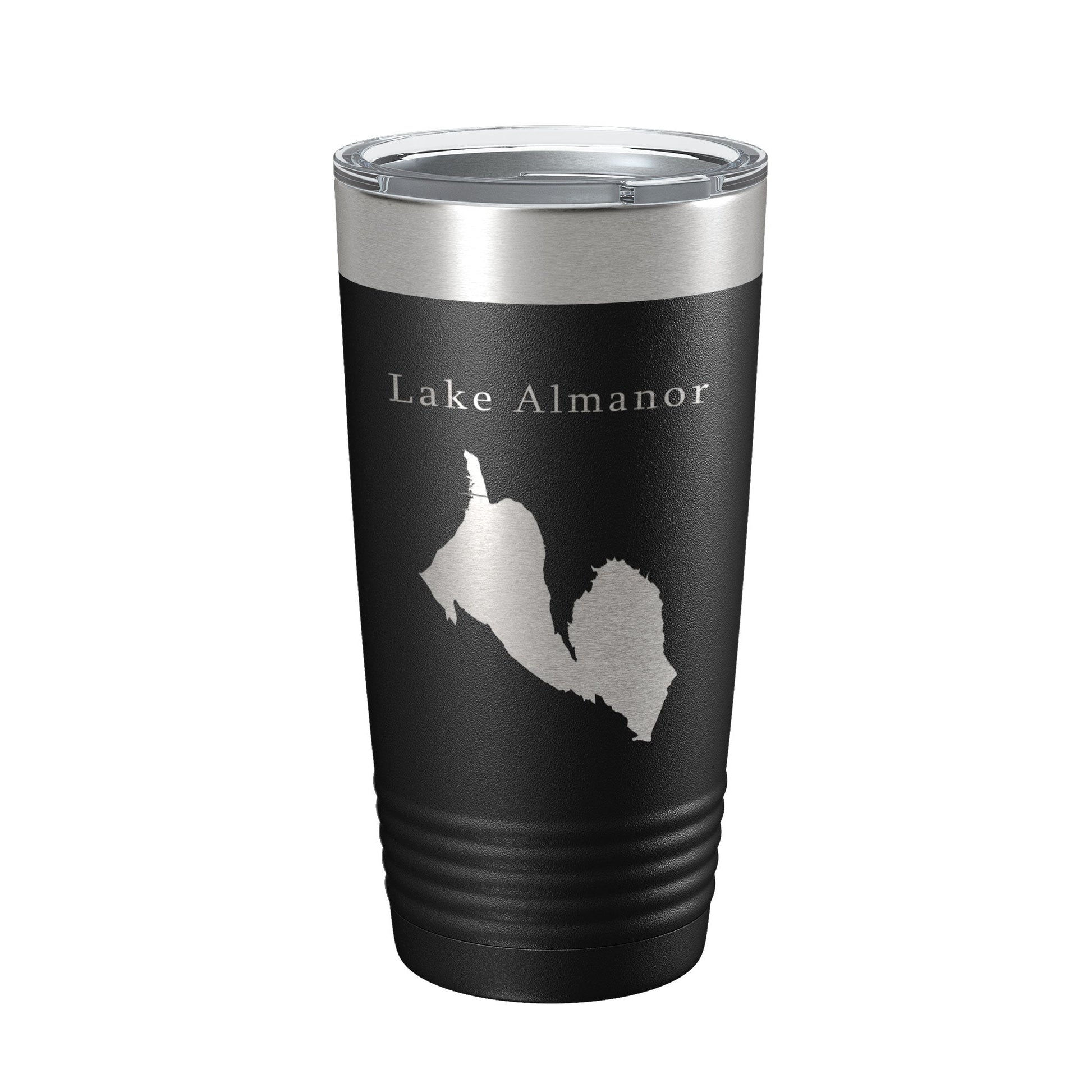 Lake Almanor Map Tumbler Travel Mug Insulated Laser Engraved Coffee Cup California 20 oz-5