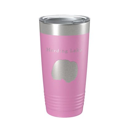 Harding Lake Map Tumbler Travel Mug Insulated Laser Engraved Coffee Cup Alaska 20 oz-14