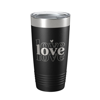 Love Love Love Tumbler Travel Mug Insulated Laser Engraved Coffee Cup 20 oz-5