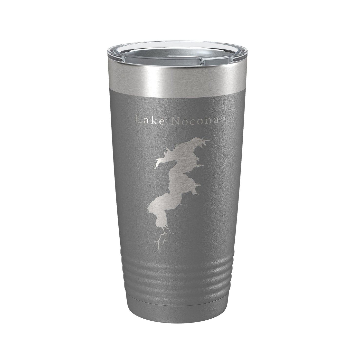 Lake Nocona Map Tumbler Travel Mug Insulated Laser Engraved Coffee Cup Texas 20 oz-16