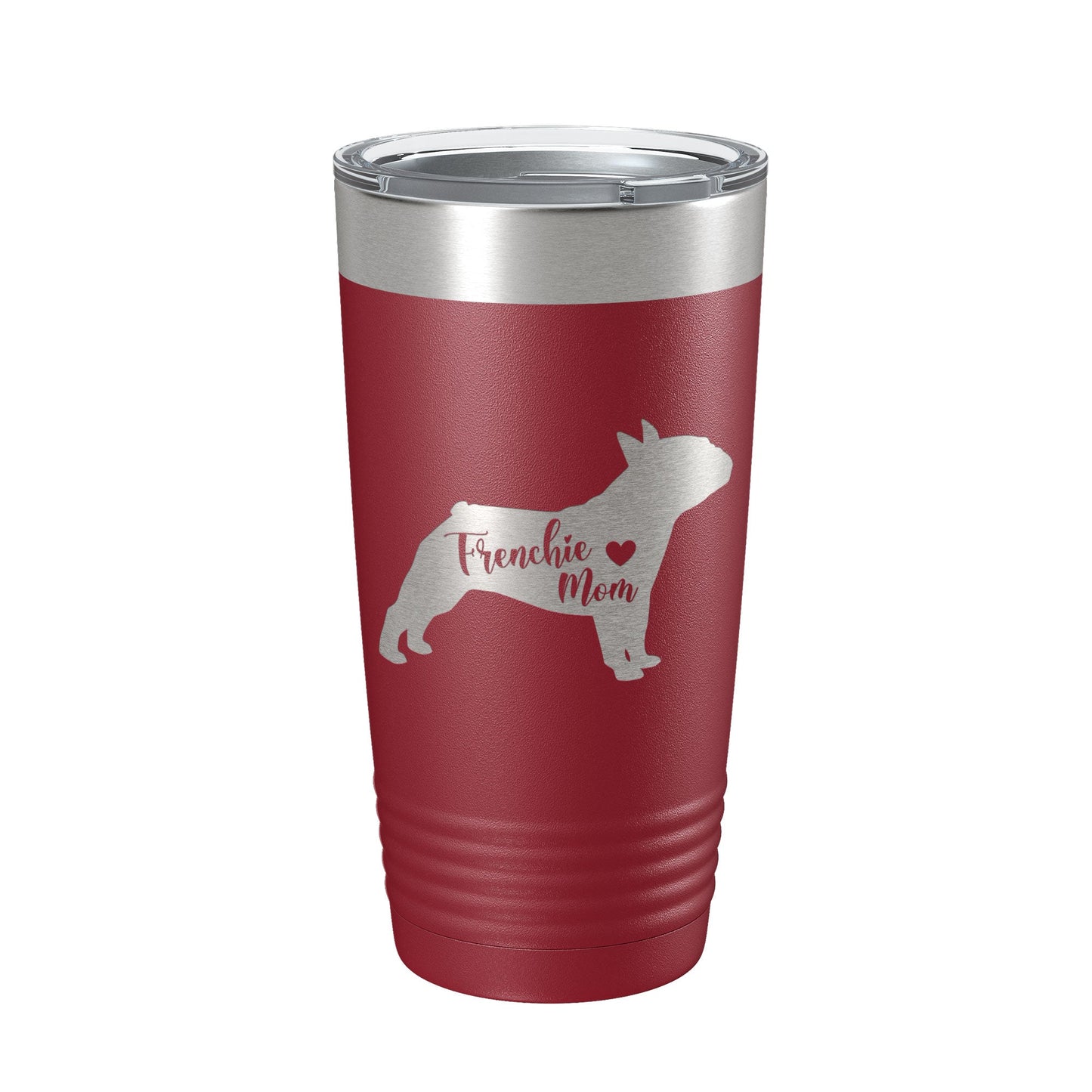 Frenchie Mom Tumbler Dog Travel Mug French Bulldog Gift Insulated Laser Engraved Coffee Cup 20 oz-18