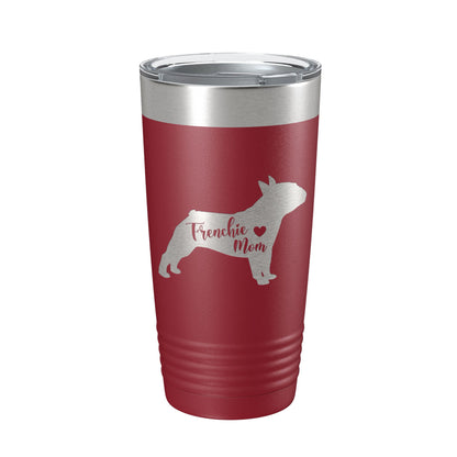 Frenchie Mom Tumbler Dog Travel Mug French Bulldog Gift Insulated Laser Engraved Coffee Cup 20 oz-18