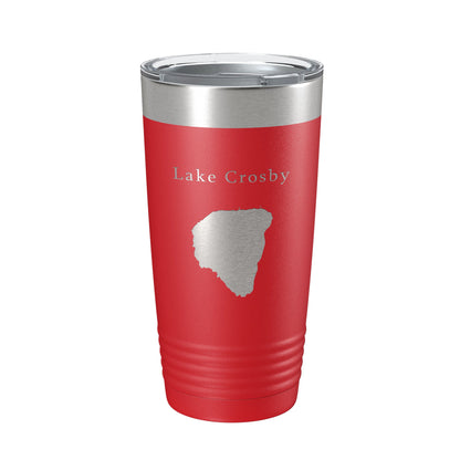 Lake Crosby Map Tumbler Travel Mug Insulated Laser Engraved Coffee Cup Florida 20 oz-10
