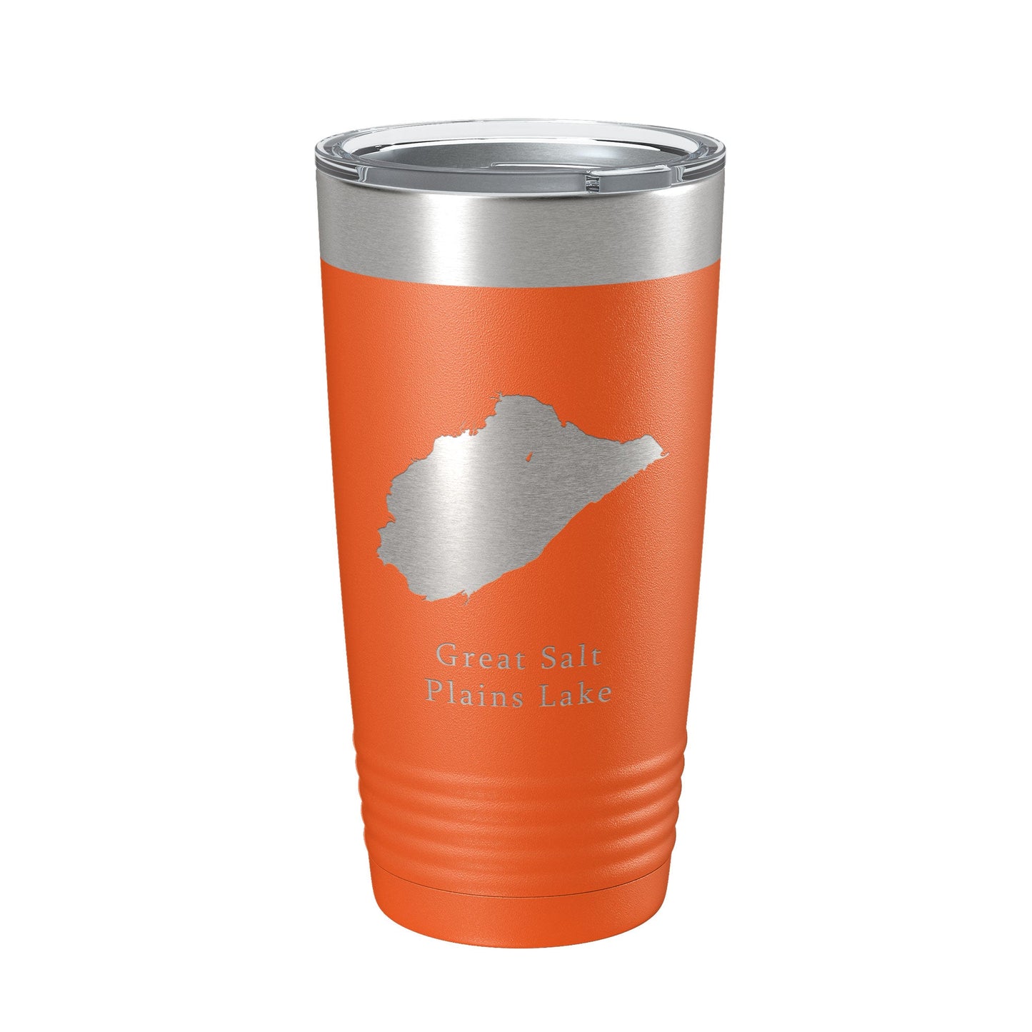 Great Salt Plains Lake Map Tumbler Travel Mug Insulated Laser Engraved Coffee Cup Oklahoma 20 oz-17
