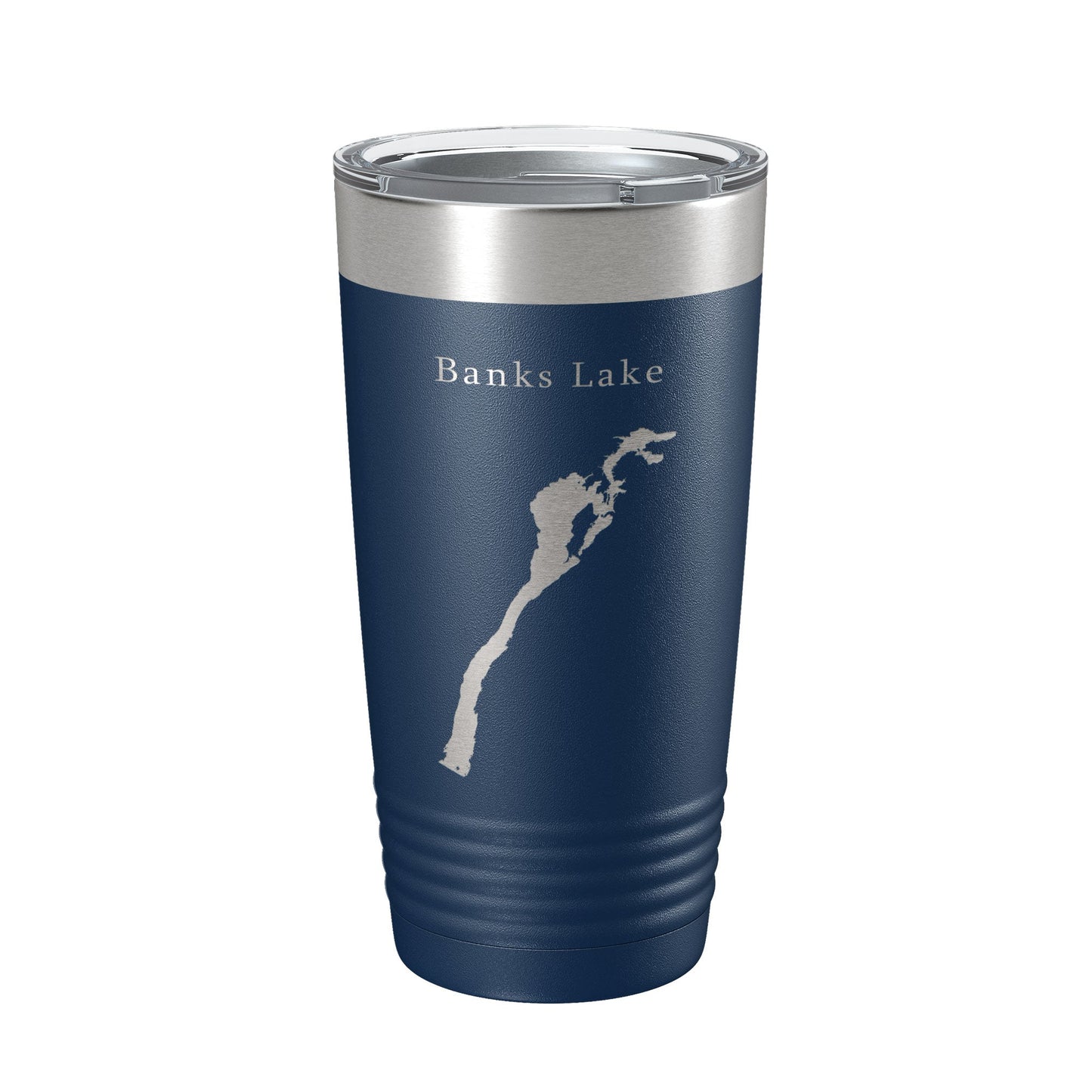 Banks Lake Map Tumbler Travel Mug Insulated Laser Engraved Coffee Cup Washington 20 oz-8