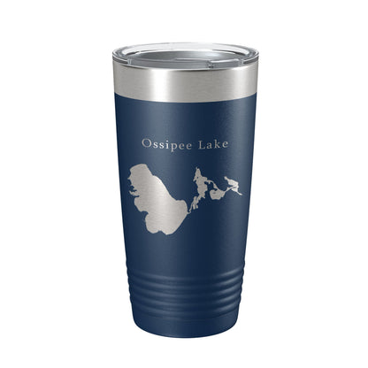 Ossipee Lake Map Tumbler Travel Mug Insulated Laser Engraved Coffee Cup New Hampshire 20 oz-8