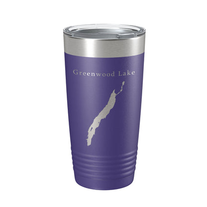 Greenwood Lake Map Tumbler Travel Mug Insulated Laser Engraved Coffee Cup New Jersey York 20 oz-15