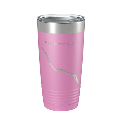 Big Stone Lake Map Tumbler Travel Mug Insulated Laser Engraved Coffee Cup South Dakota Minnesota 20 oz-14