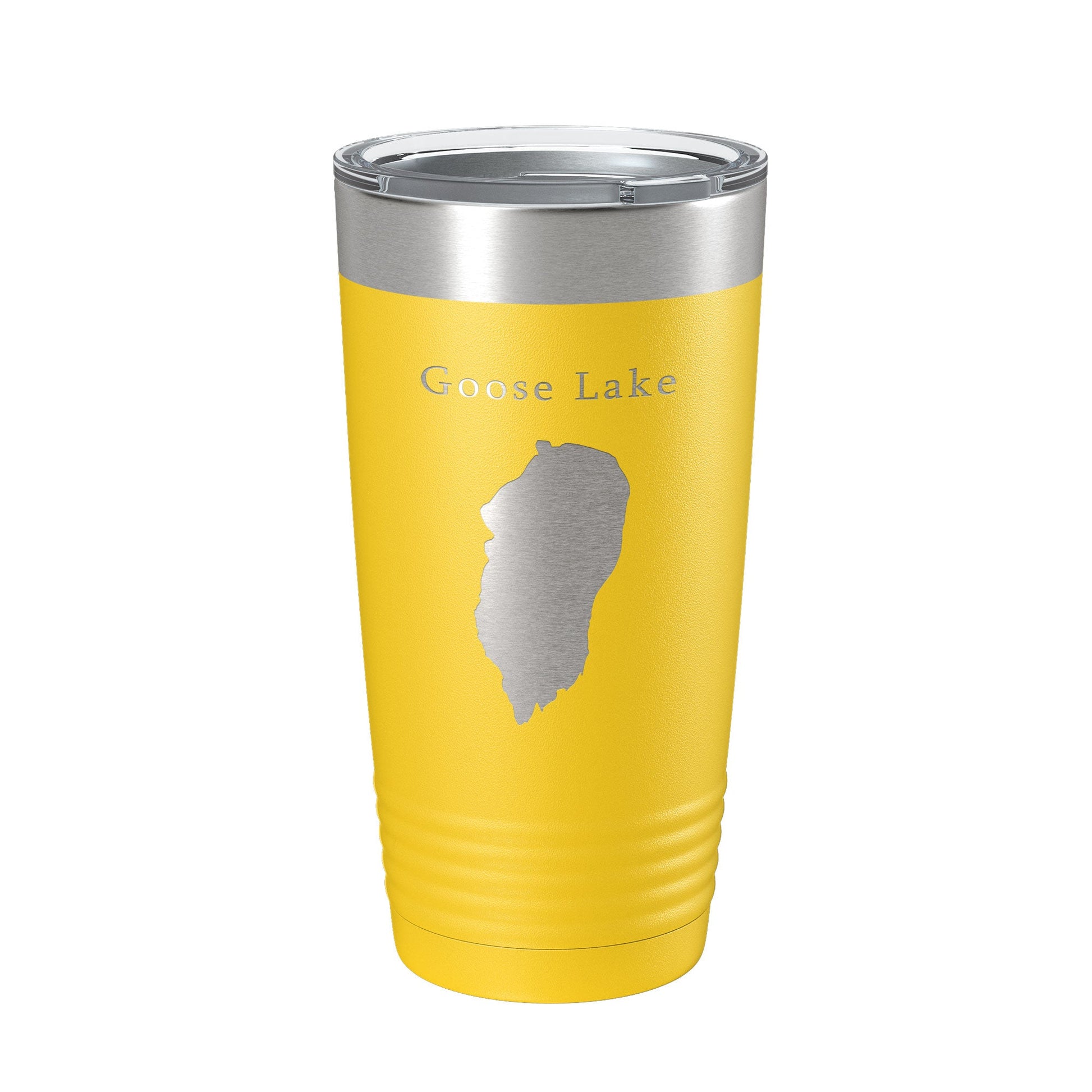 Goose Lake Map Tumbler Travel Mug Insulated Laser Engraved Coffee Cup California Oregon 20 oz-4