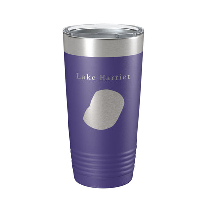 Lake Harriet Map Tumbler Travel Mug Insulated Laser Engraved Coffee Cup Minnesota 20 oz-15