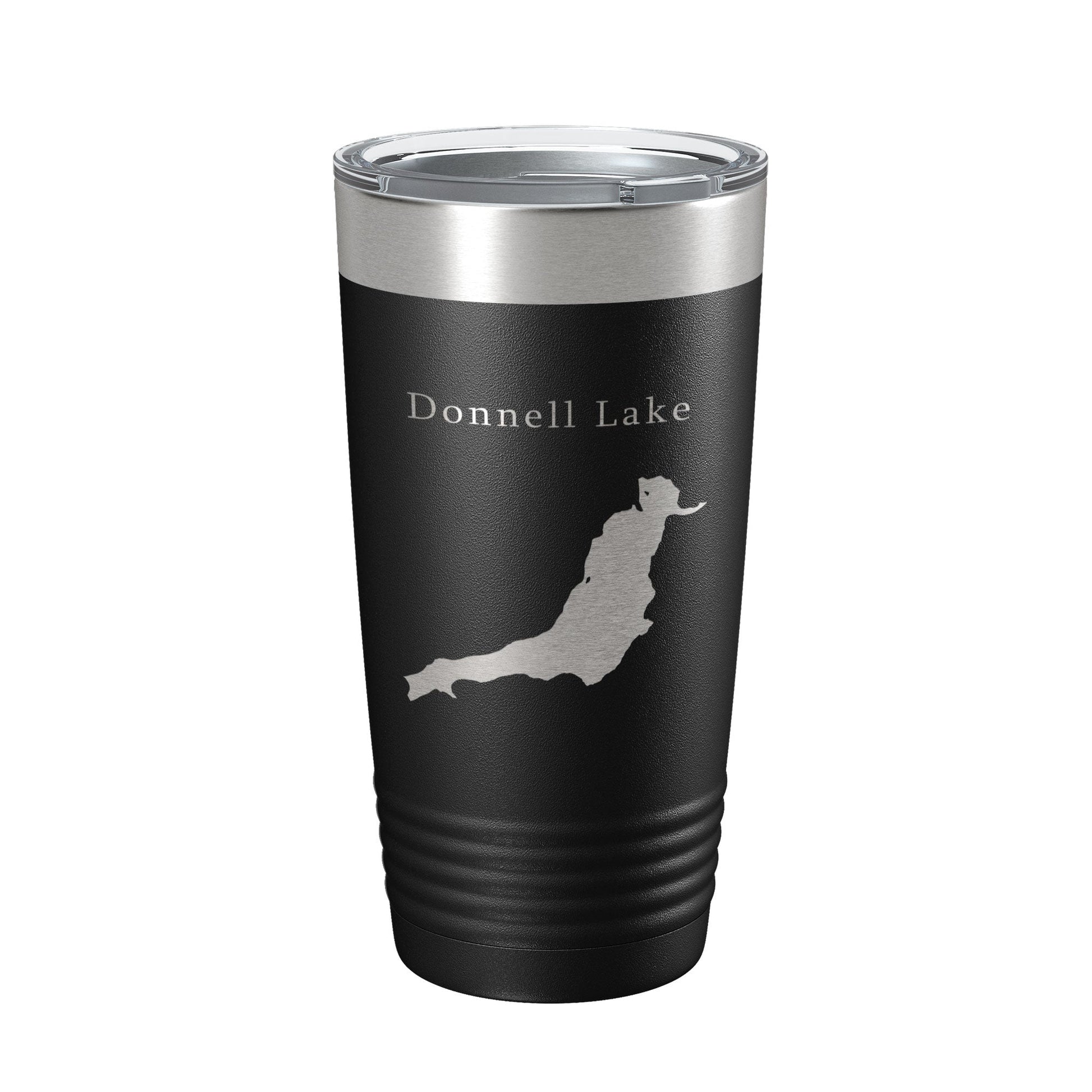 Donnell Lake Map Tumbler Travel Mug Insulated Laser Engraved Coffee Cup California 20 oz-5