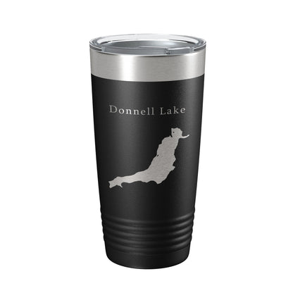 Donnell Lake Map Tumbler Travel Mug Insulated Laser Engraved Coffee Cup California 20 oz-5