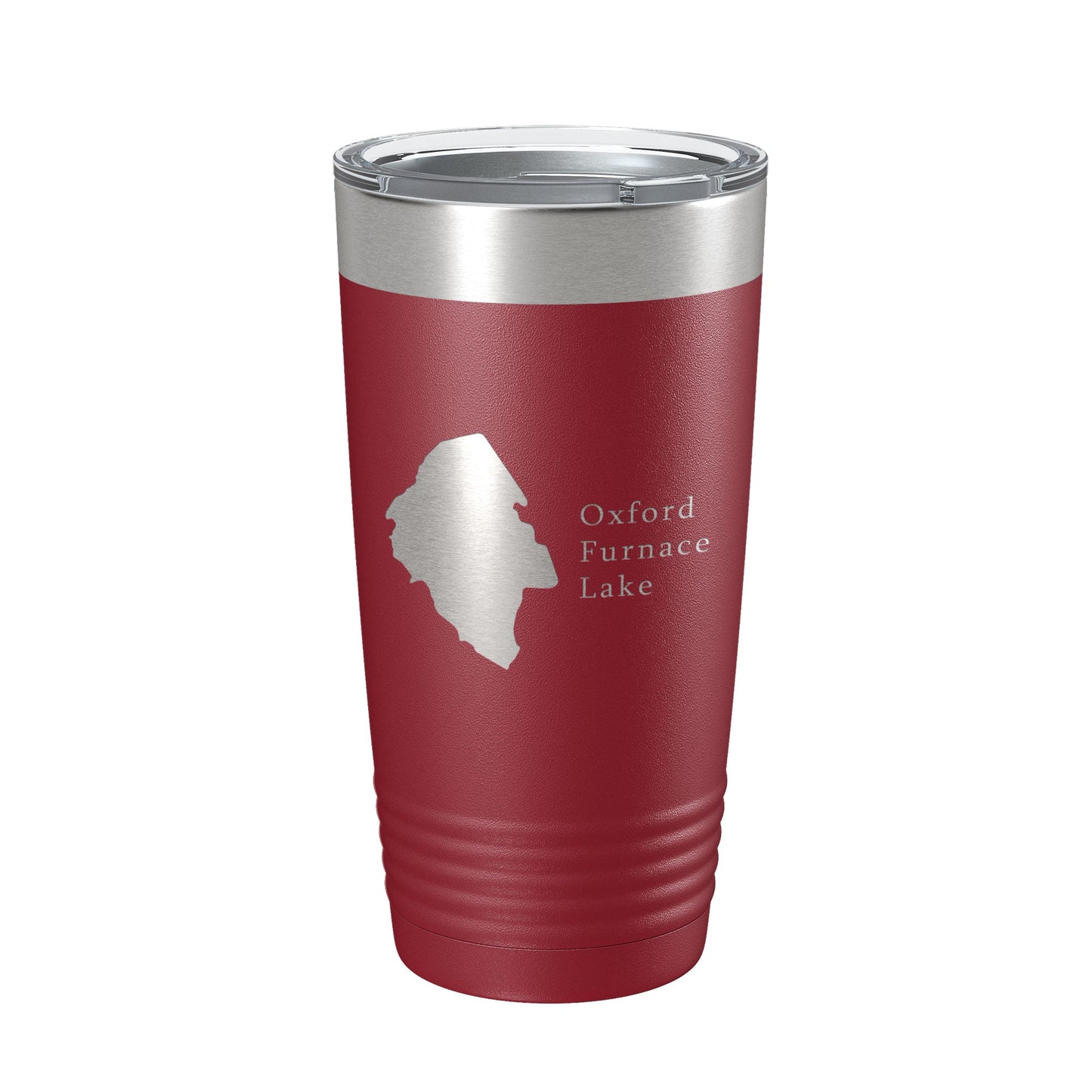 Oxford Furnace Lake Map Tumbler Travel Mug Insulated Laser Engraved Coffee Cup New Jersey 20 oz-18