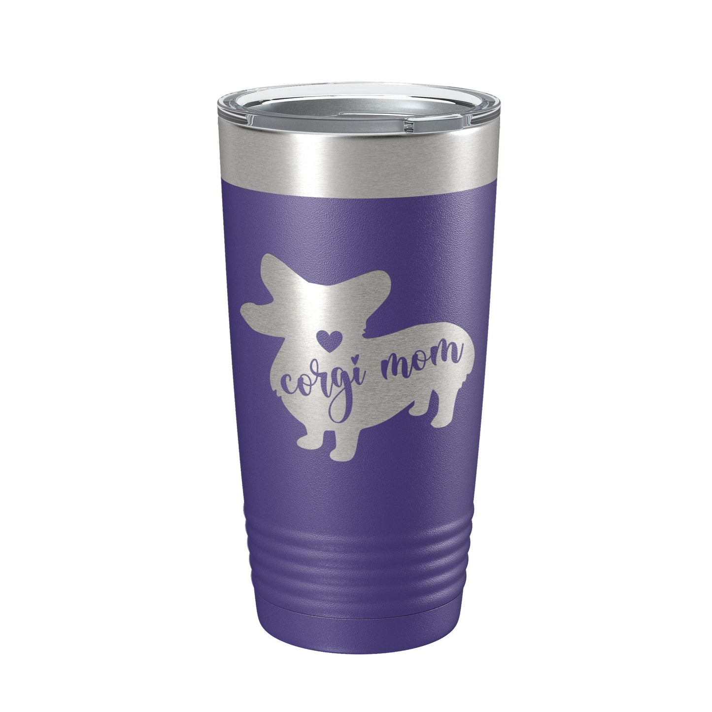 Corgi Mom Tumbler Dog Travel Mug Gift Insulated Laser Engraved Coffee Cup 20 oz-15