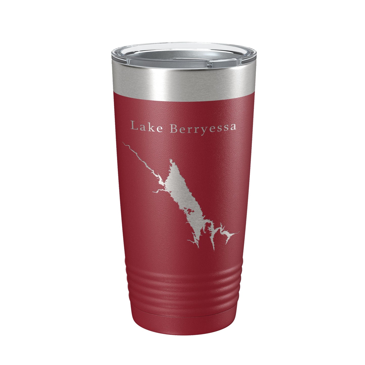 Lake Berryessa Map Tumbler Travel Mug Insulated Laser Engraved Coffee Cup California 20 oz-18