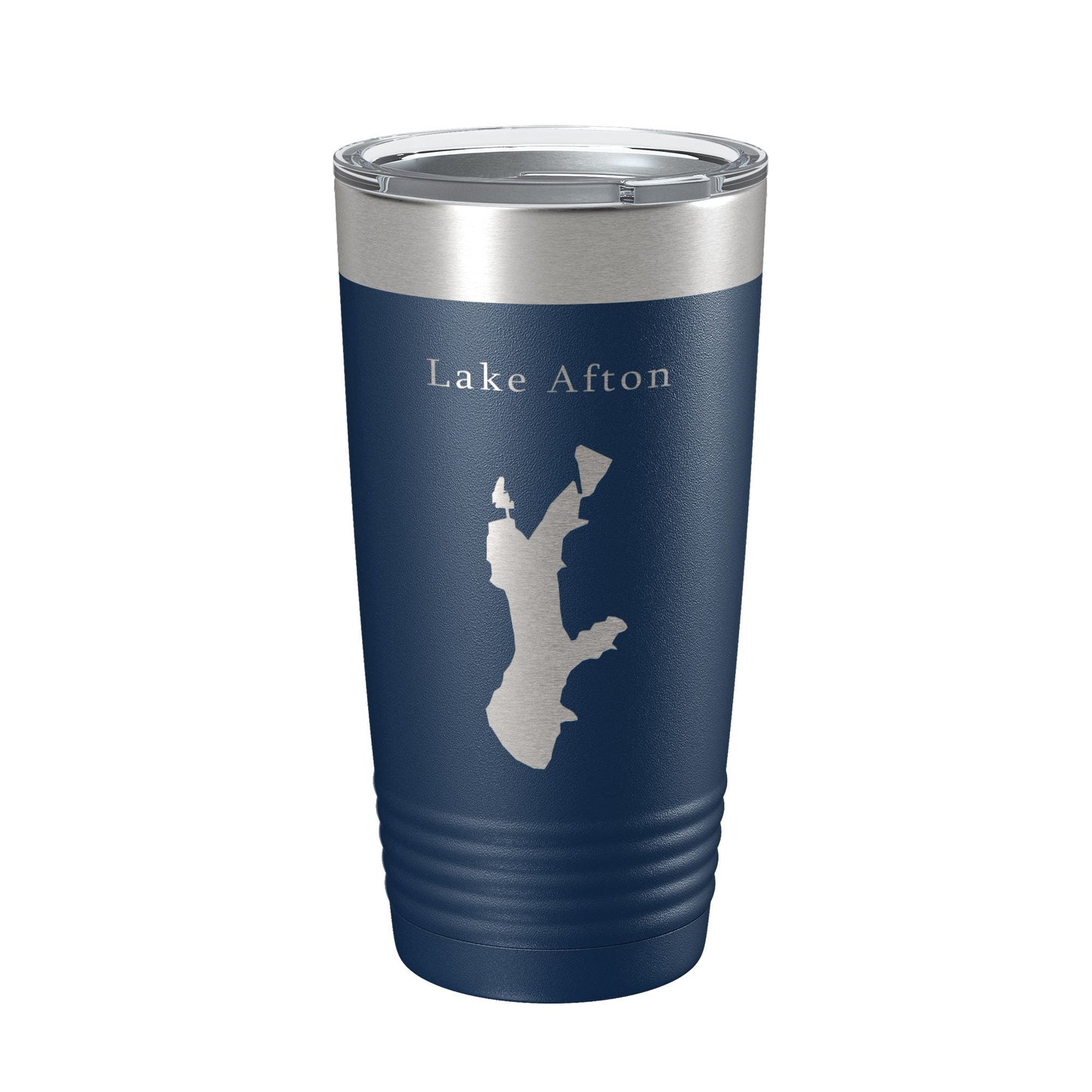 Lake Afton Map Tumbler Travel Mug Insulated Laser Engraved Coffee Cup Kansas 20 oz-2