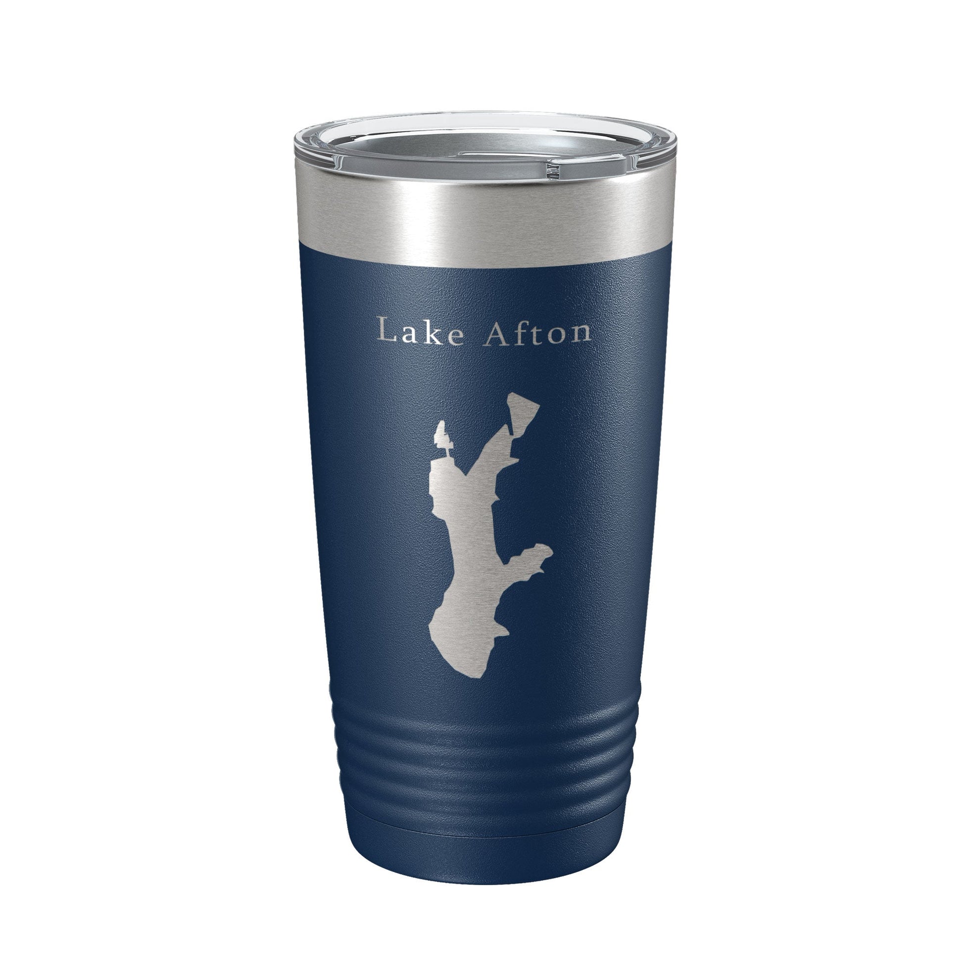Lake Afton Map Tumbler Travel Mug Insulated Laser Engraved Coffee Cup Kansas 20 oz-2
