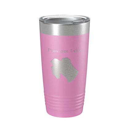 Province Lake Map Tumbler Travel Mug Insulated Laser Engraved Coffee Cup New Hampshire 20 oz-14