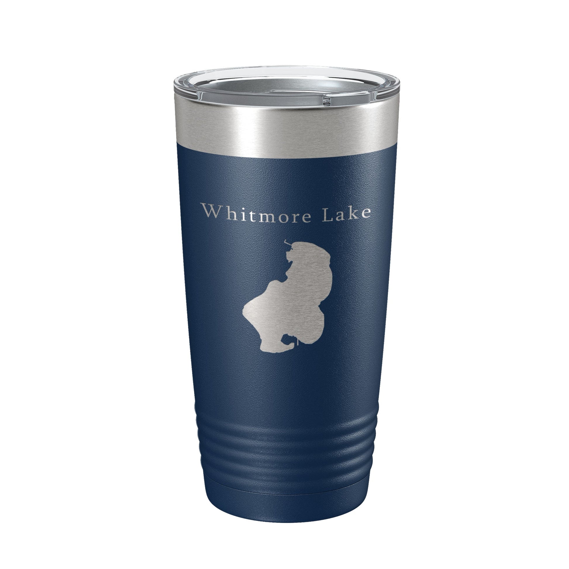 Whitmore Lake Map Tumbler Travel Mug Insulated Laser Engraved Coffee Cup Michigan 20 oz-2