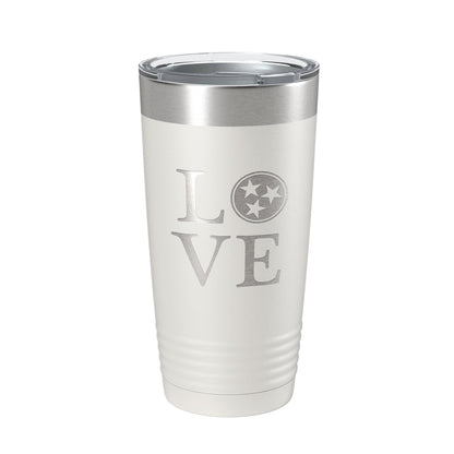 Tennessee Tristar Tumbler Love TN Travel Mug Gift Insulated Laser Engraved Coffee Cup Symbol 20 oz-7