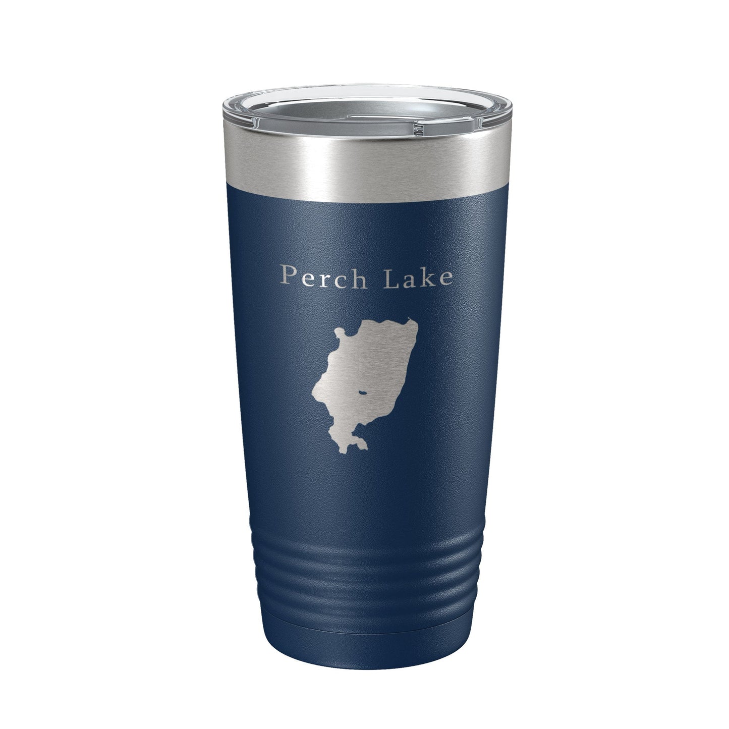 Perch Lake Map Tumbler Travel Mug Insulated Laser Engraved Coffee Cup Michigan 20 oz-8