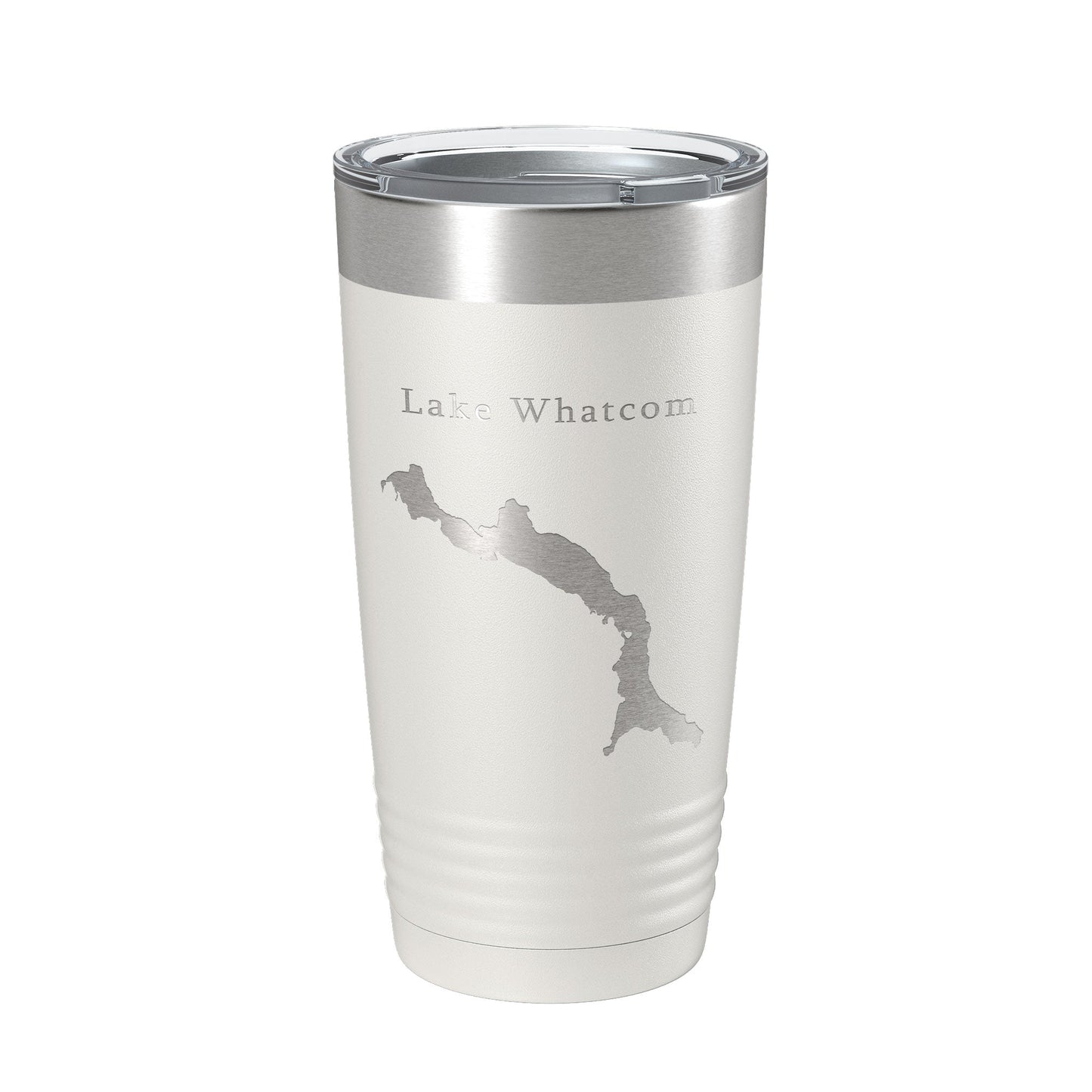 Lake Whatcom Map Tumbler Travel Mug Insulated Laser Engraved Coffee Cup Washington 20 oz-7