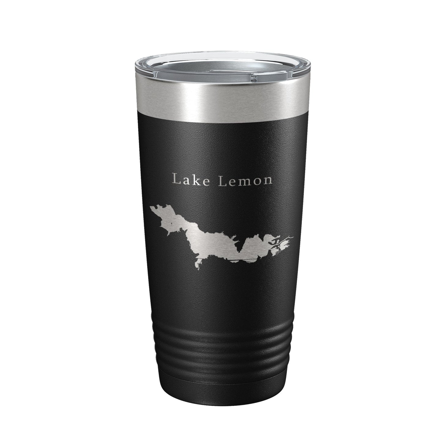 Lake Lemon Map Tumbler Travel Mug Insulated Laser Engraved Coffee Cup Indiana 20 oz-5