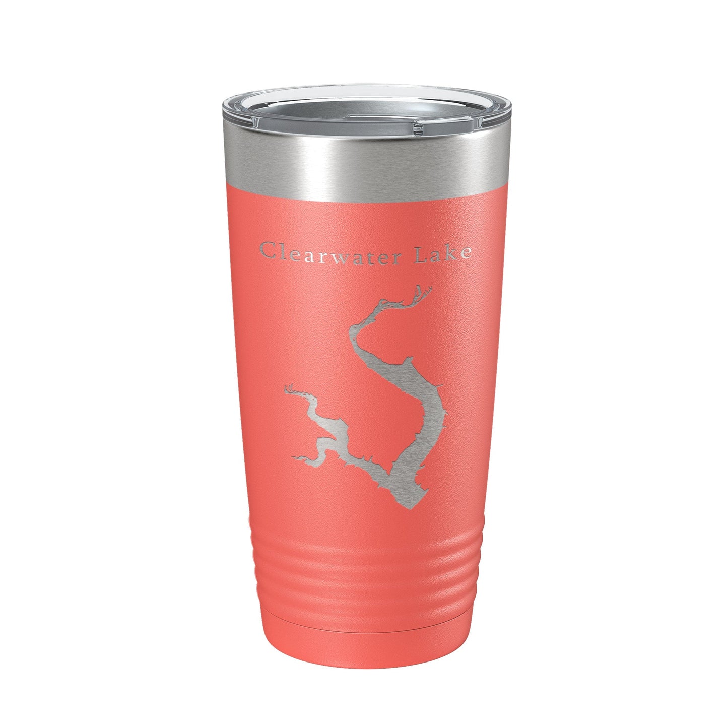 Clearwater Lake Map Tumbler Travel Mug Insulated Laser Engraved Coffee Cup Missouri 20 oz-20