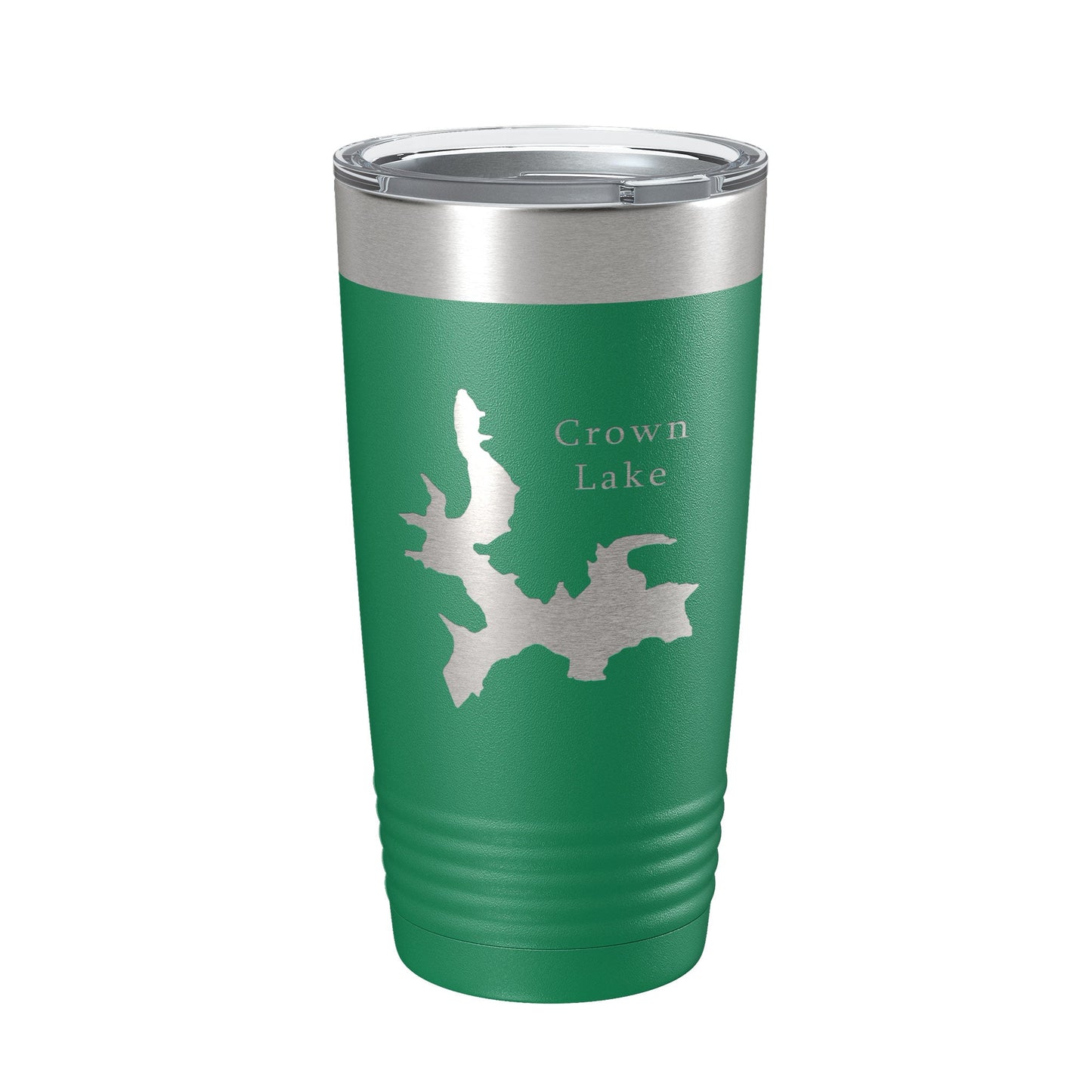 Crown Lake Map Tumbler Travel Mug Insulated Laser Engraved Coffee Cup Arkansas 20 oz-9