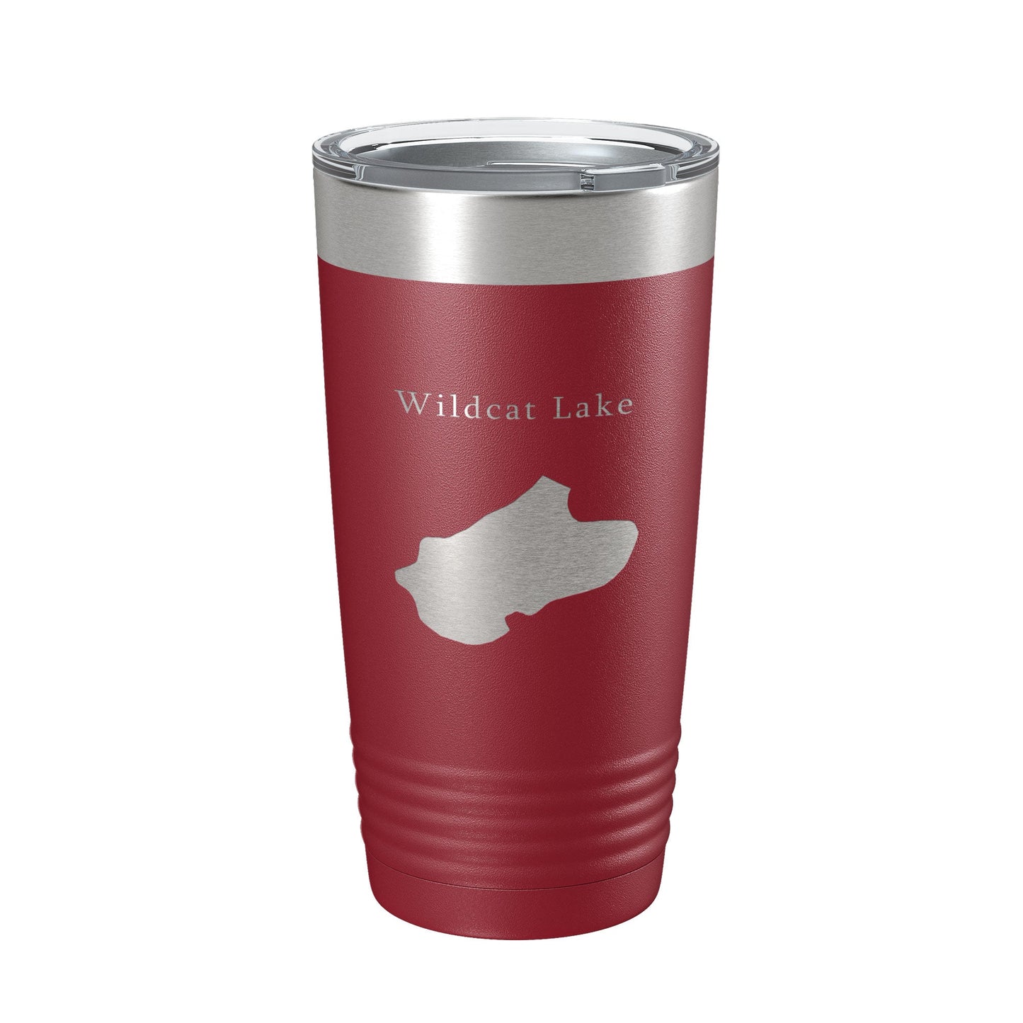 Wildcat Lake Map Tumbler Travel Mug Insulated Laser Engraved Coffee Cup Banner Elk North Carolina 20 oz-18