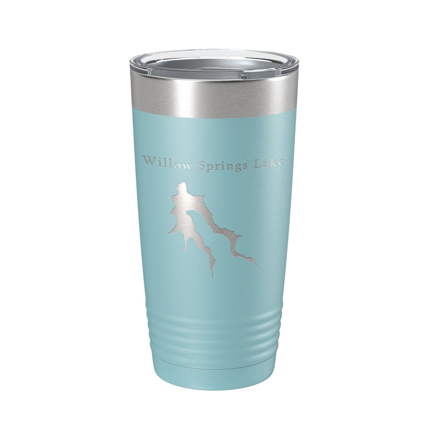 Willow Springs Lake Map Tumbler Travel Mug Insulated Laser Engraved Coffee Cup Arizona 20 oz-13
