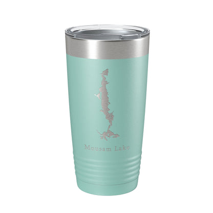 Mousam Lake Map Tumbler Travel Mug Insulated Laser Engraved Coffee Cup Maine 20 oz-12