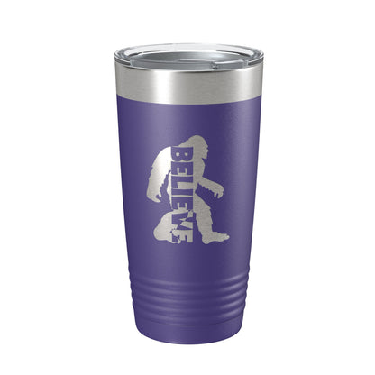 Bigfoot Tumbler I Believe Travel Mug Sasquatch Outdoorsman Camping Gift Insulated Laser Engraved Coffee Cup 20 oz-15