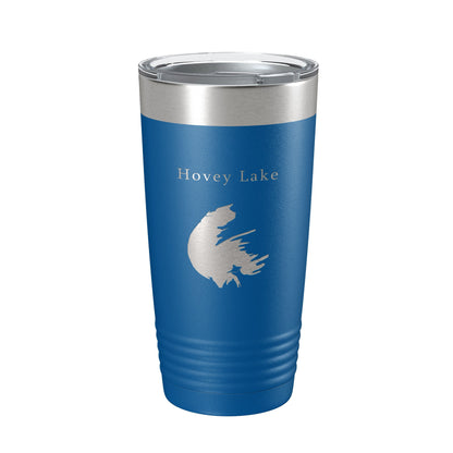 Hovey Lake Map Tumbler Travel Mug Insulated Laser Engraved Coffee Cup Ohio River Indiana 20 oz-6