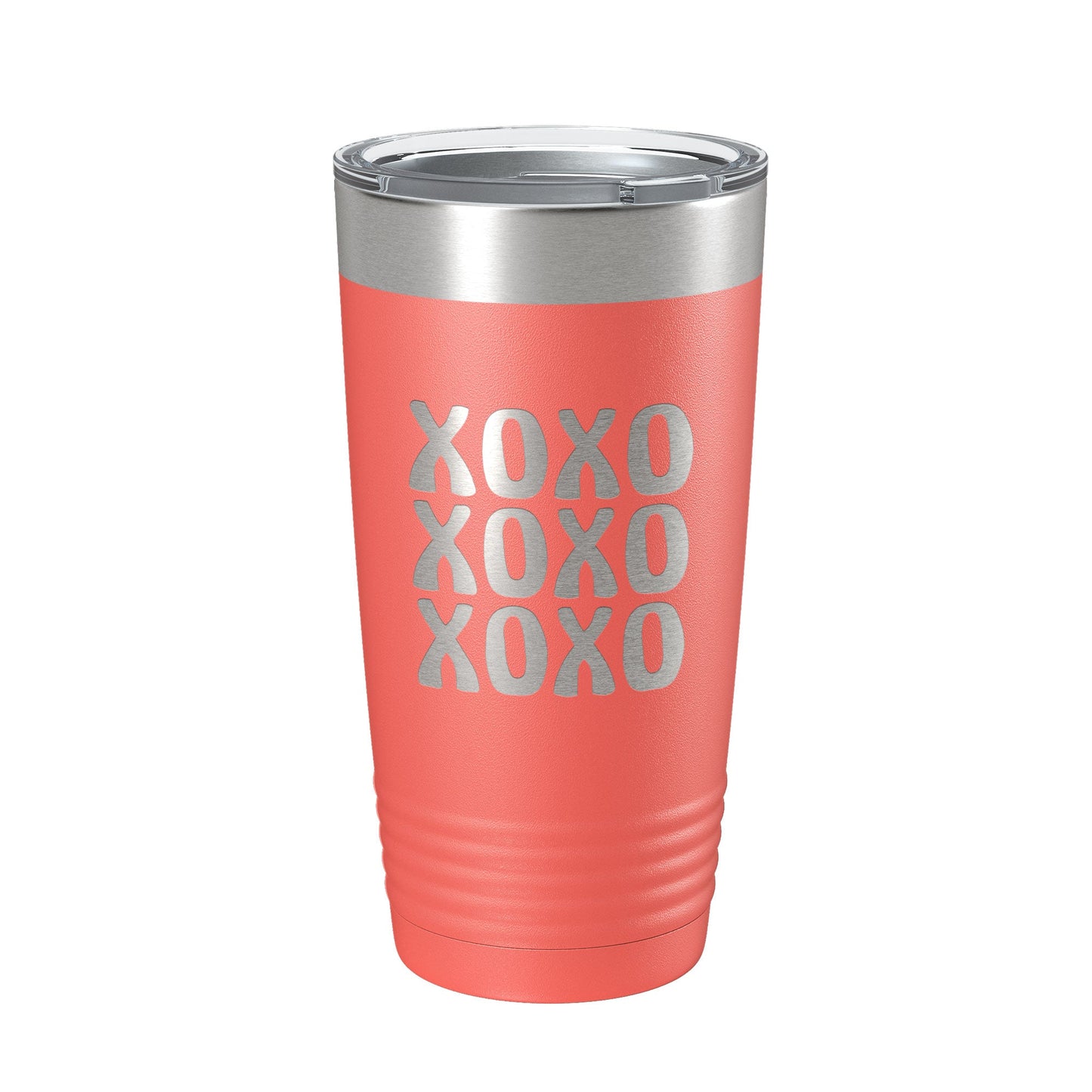 XOXO Tumbler Hugs And Kisses Travel Mug Insulated Laser Engraved Coffee Cup 20 oz-20