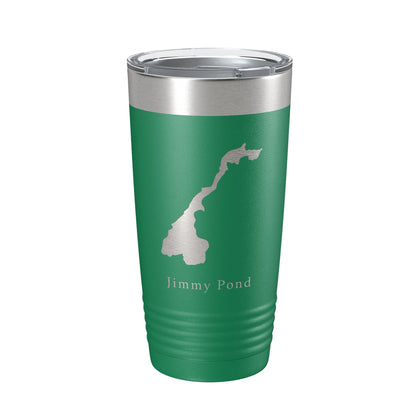 Jimmy Pond Tumbler Lake Map Travel Mug Insulated Laser Engraved Coffee Cup Maine 20 oz-9