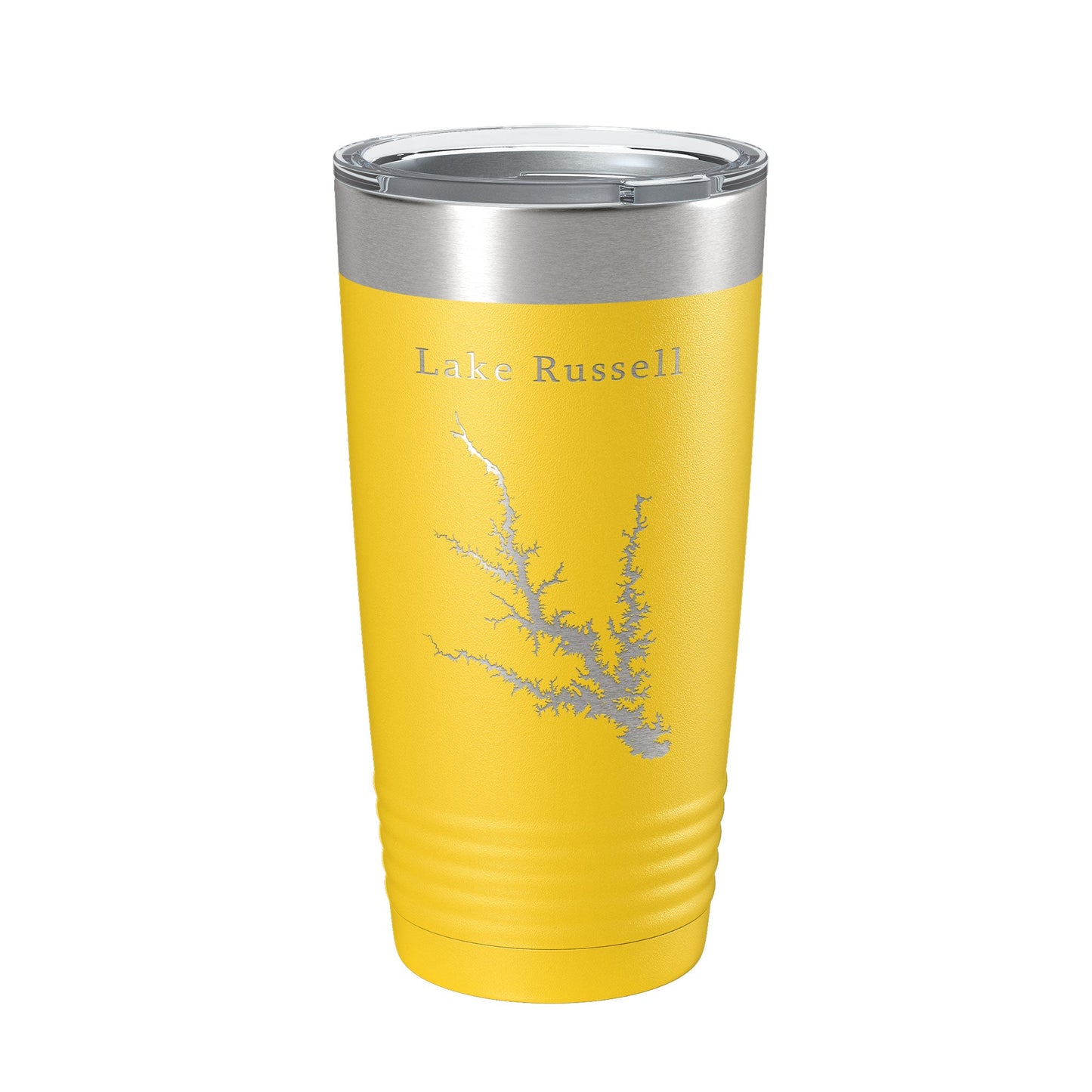 Lake Russell Map Tumbler Travel Mug Insulated Laser Engraved Coffee Cup Richard B. Georgia South Carolina 20 oz-4