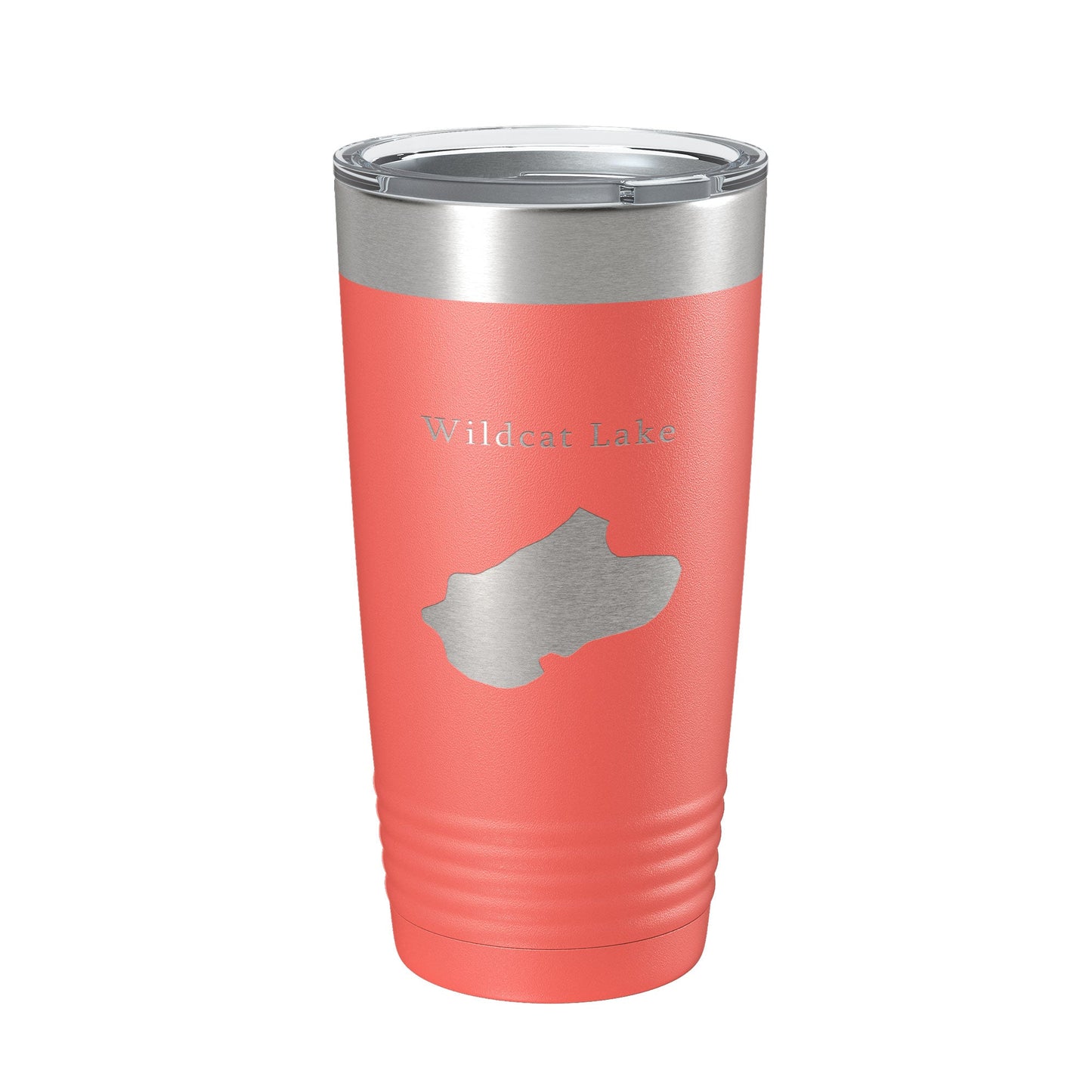 Wildcat Lake Map Tumbler Travel Mug Insulated Laser Engraved Coffee Cup Banner Elk North Carolina 20 oz-20