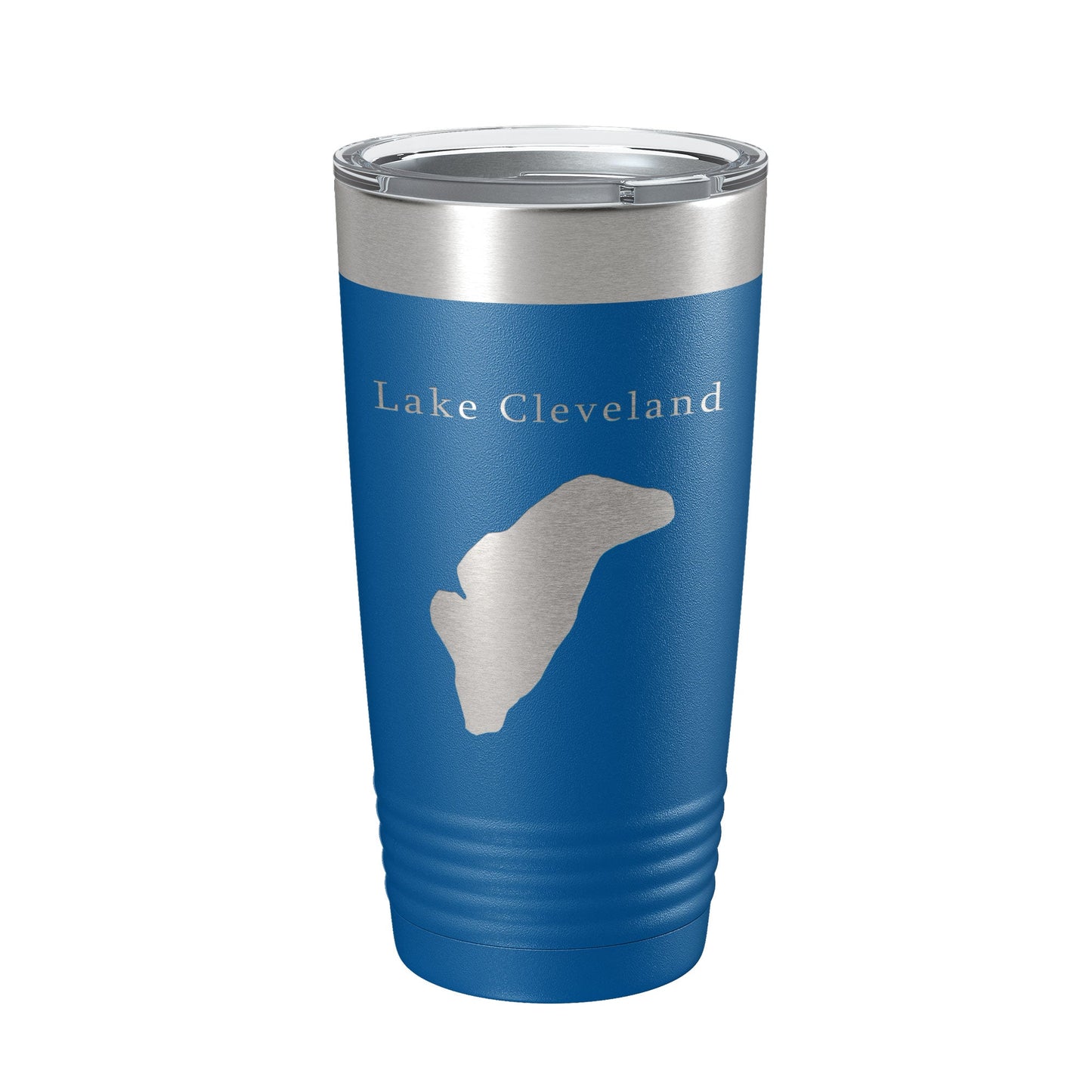 Lake Cleveland Map Tumbler Travel Mug Insulated Laser Engraved Coffee Cup Idaho 20 oz-6