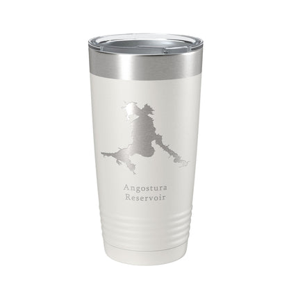 Angostura Reservoir Tumbler Lake Map Travel Mug Insulated Laser Engraved Coffee Cup South Dakota 20 oz-7